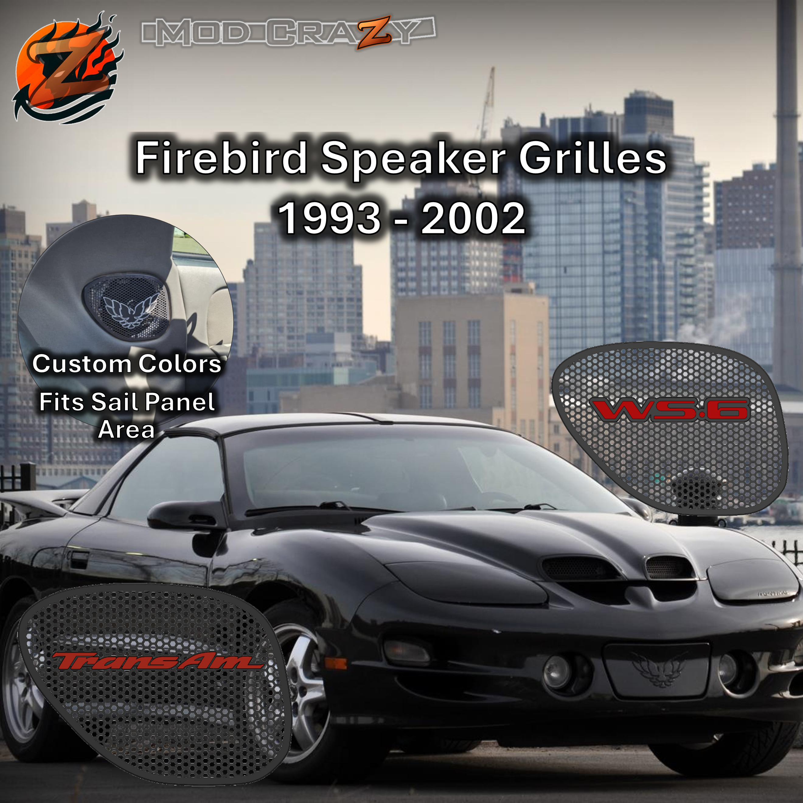 Speaker Grille Package for Camaro Firebird Trans Am 1993 2002