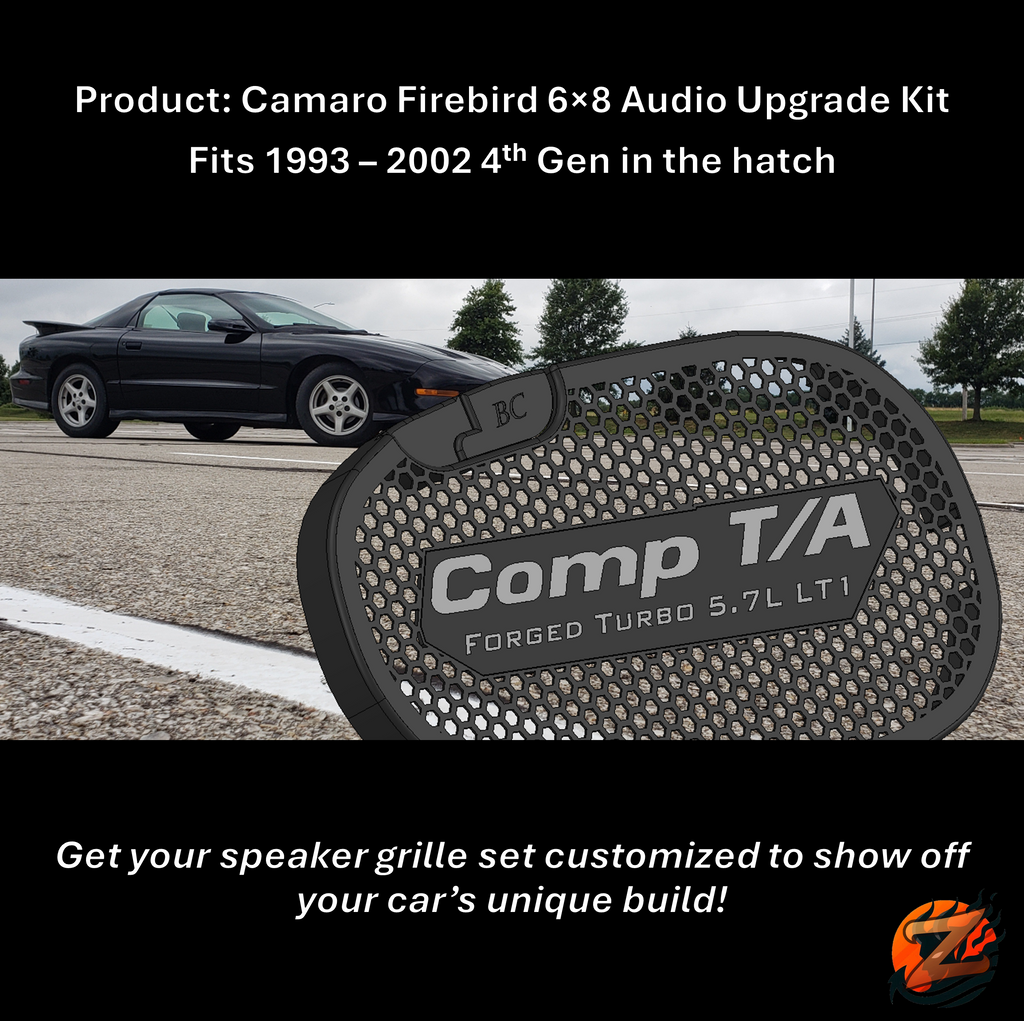 6×8 Speaker Upgrade Kit for Camaro Firebird Trans Am 1993 2002