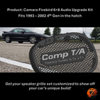 6×8 Speaker Upgrade Kit for Camaro Firebird Trans Am 1993 2002