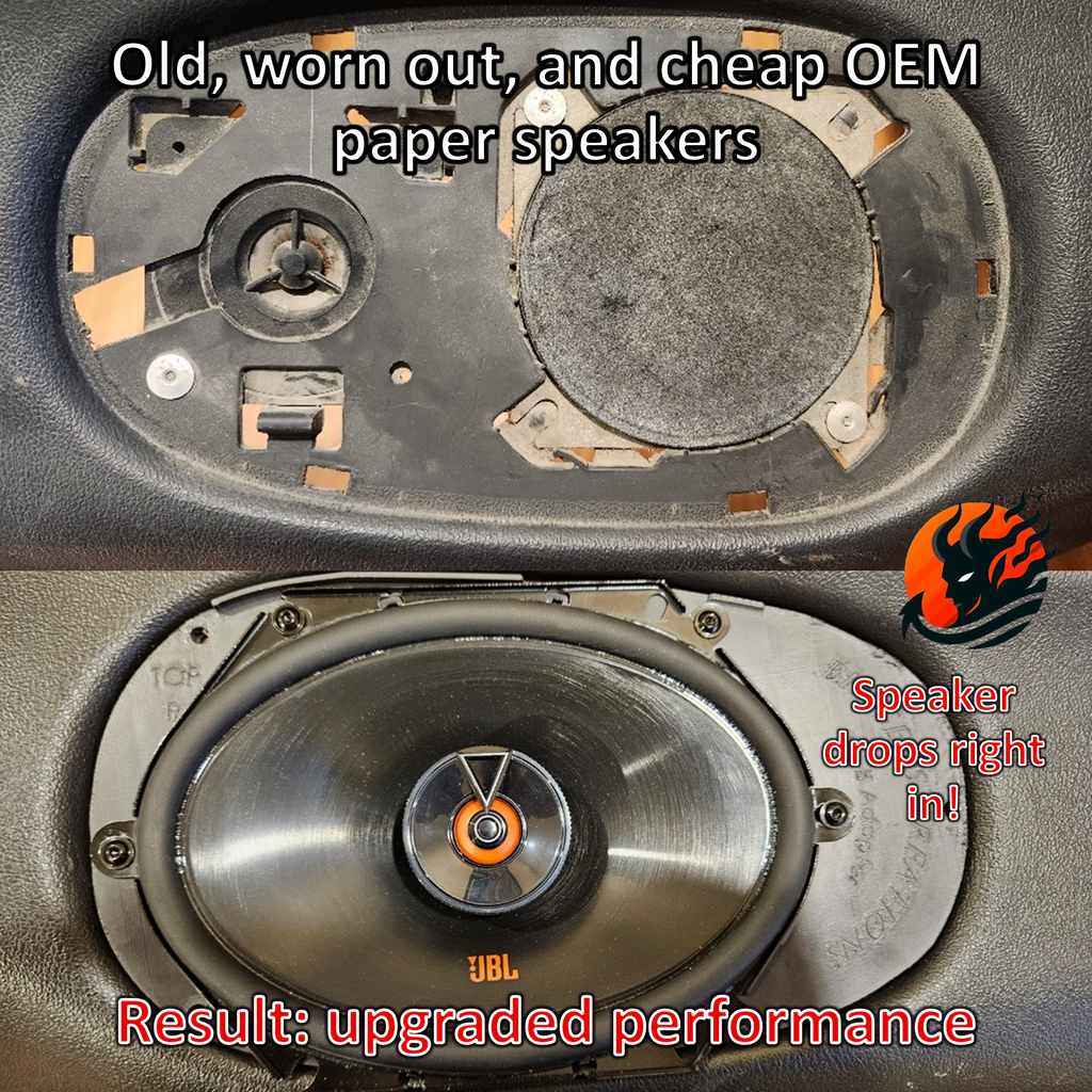 6×8 Speaker Upgrade Kit for Camaro Firebird Trans Am 1993 2002