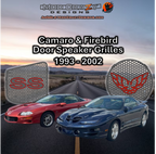 Upgraded Door Speaker Grilles for Camaro Firebird Trans Am 1993 2002