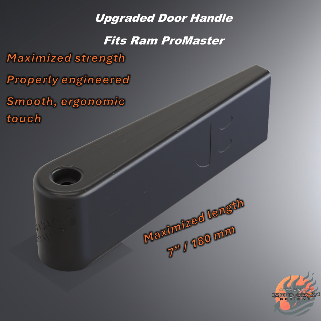 Upgraded Ram ProMaster Van and Winnebago RV Door Handle Lever