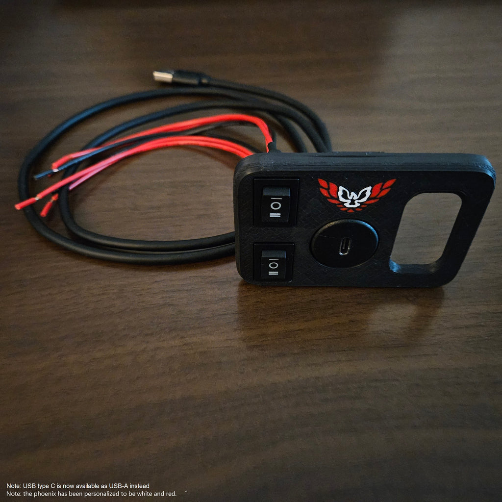 Firebird Switch & USB Panel Firebird Trans Am 1993 2002