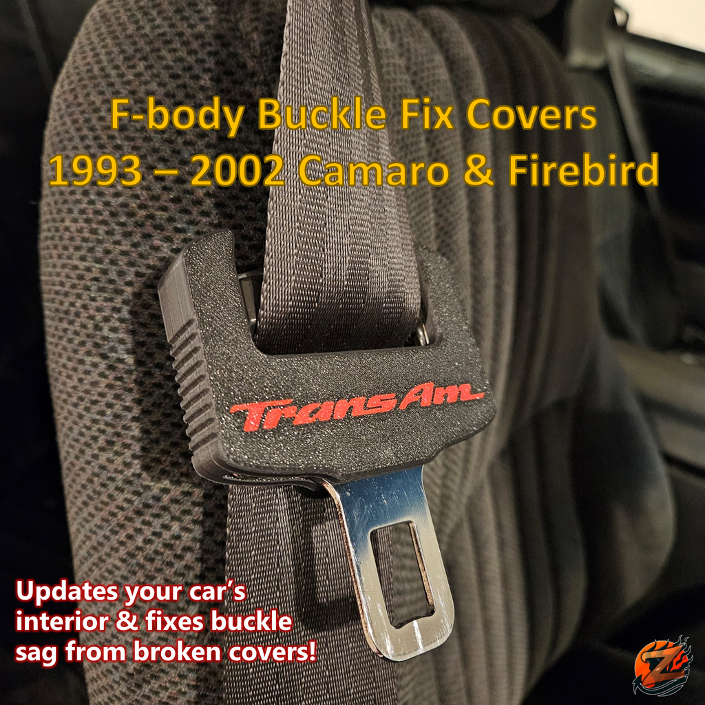 F-body Buckle Fix Cover for Camaro Firebird Trans Am 1993 2002 Fit for Certain Buckles Only