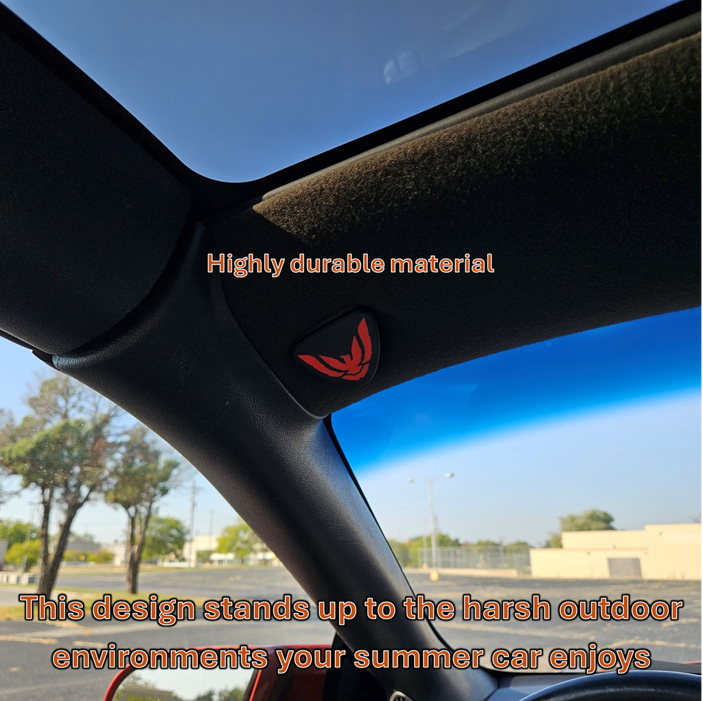 Sun Visor Delete Plates for Camaro Firebird Trans Am 1970 2002