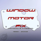 Window Motor Reinforcement Plates for Camaro Firebird Trans Am 1993 2002