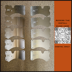 Window Motor Reinforcement Plates for Camaro Firebird Trans Am 1993 2002